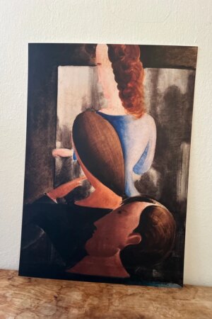 Drie vóór schaduw - Oskar Schlemmer - 1 kunst kaart A4