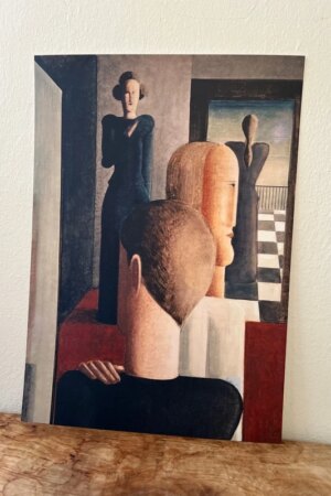 Interieur met vijf figuren (Romeins) - Oskar Schlemmer - 1 kunst kaart A4