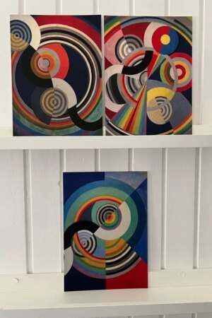 Robert Delaunay - set van 3 kunstkaarten A4